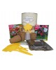 Kit de huerto infantil con semilleros, tierra turba, semillas Petunias, semillas Flores secas y marcaje